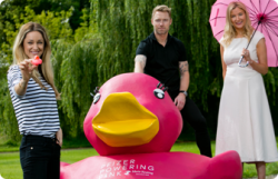 Pfizer Powering Pink Duck Race in aid of the Marie Keating Foundation