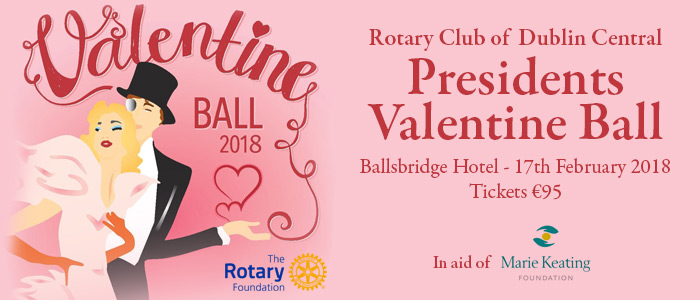 Rotary Club of Dublin Central Valentine Ball